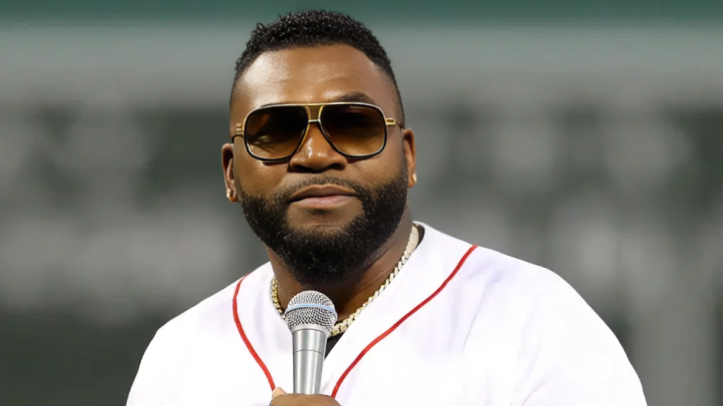 David Ortiz conmueve al visitar la tumba de su padre