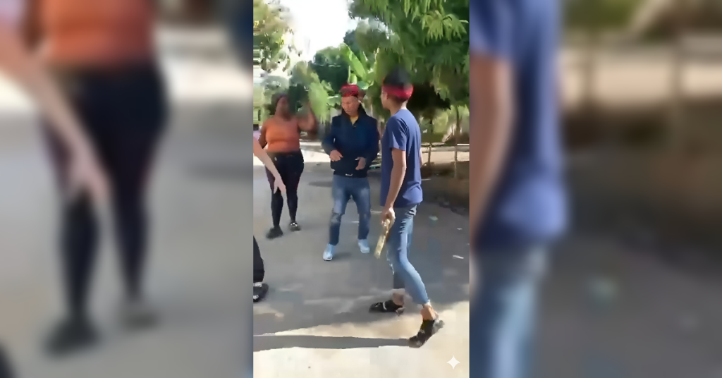Severa contienda entre dos mujeres grabada en video viral