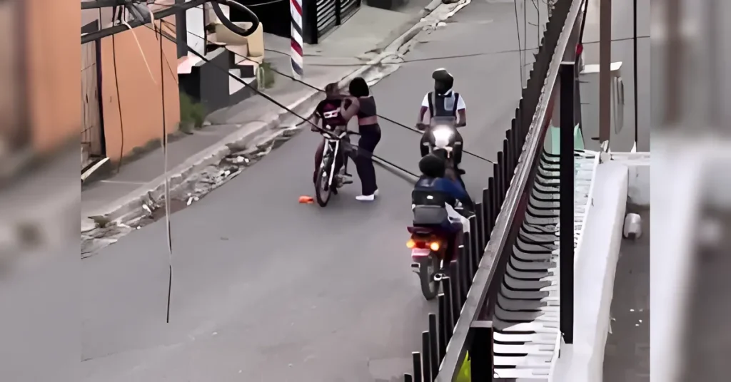 Cámaras captan altercado en sector Pekín, Santiago